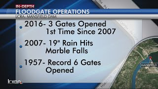 Floodgate operation history at Mansfield Dam [upl. by Tterab650]