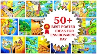 Environment Day Poster Ideas to win competition  50 plus unique Drawing ideas [upl. by Brunelle]