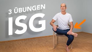 ISG Schmerzen  3Übungen gegen die Blockade [upl. by Milt]