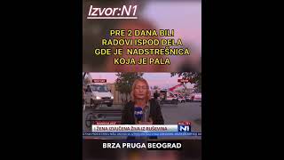 Pre dva dana bili radovi gde je nadstrešnica pala [upl. by Richmond]