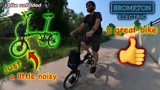 Brompton Electric first test ride [upl. by Frazier378]