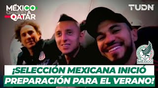 ¡LLEGÓ EL TRI 🇲🇽🔥Dallas se empieza a pintar de verde blanco y rojo  TUDN [upl. by Kare]