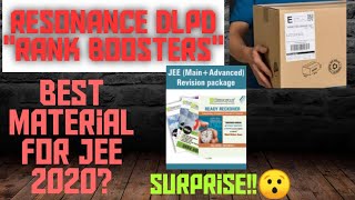 jee2020 iit RESONANCE DLPD UNBOXING RANKBOOSTERS [upl. by O'Callaghan]