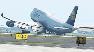 Landing the Worlds Heaviest Boeing 747 in XPlane 11 [upl. by Cordy62]