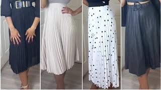 pleated skirt outfitsformalampsemi formalpleatedskirtnandimahlatsifashionyoutube [upl. by Yrrok406]