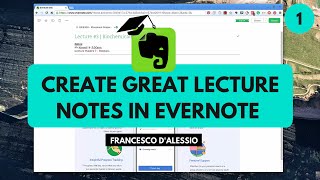 Create great lecture notes in Evernote  Evernote for Students 1 [upl. by Anirbaz299]