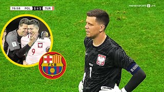 Szczęsny vs Turkey  WELCOME TO BARCELONA  Insane Saves amp Passes 🎯🔵🔴 [upl. by Calvinna123]