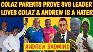 COLAZ SMITH TV PARENTS PROVE ANDREW HOLNESS NEVER WANT SEE COLAZ UNTIL SVG PRIME MINISTER BIG HIM UP [upl. by Ralyks]