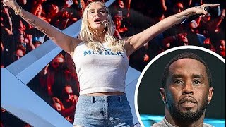 Video KESHA AT COACHELLA Changes Tik Tok Lyrics to F P DIDDY [upl. by Acinnad932]