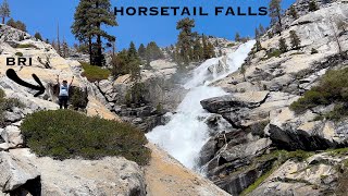 Horsetail Falls A unique waterfall near TAHOE A Trail Guide [upl. by Amil]