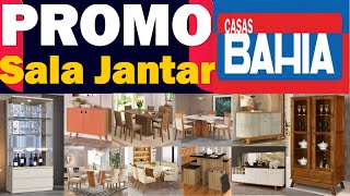 CASAS BAHIA MÓVEIS PARA SALA DE JANTAR EM PROMOÇÃO ACHADOS DESCONTOS SALA DE JANTAR MESAS APARADOR [upl. by Latnahs701]