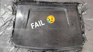 carbon fiber fail 😰  trike motorcycle carbon fiber parts [upl. by Aiyn]