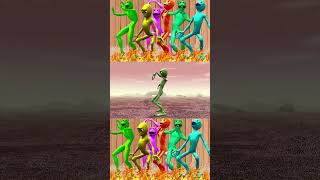 dame tu cosita  vs  patila  challenge  green alien  dance  puzzle [upl. by Yevi247]