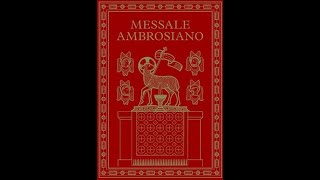 Presentazione nuovo Messale Ambrosiano [upl. by Eirrahs]