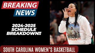 Analyzing The Exciting 20242025 South Carolina Womens Basketball Schedule [upl. by Barthel503]