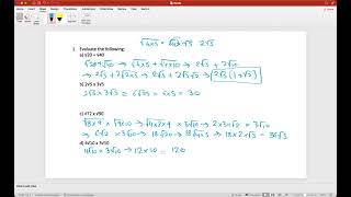 Surd Part 2 Foundation and Higher  GCSE Edexcel Maths [upl. by Strait]