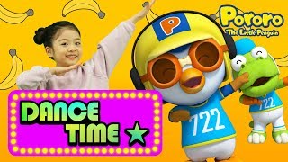 Banana Cha Cha Dance ver  Learn how to dance along Banana Cha Cha with Pororo  Nursery Rhymes [upl. by Garald]