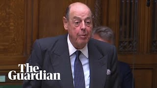 Sir Nicholas Soames delivers emotional speech in parliament [upl. by Candida353]