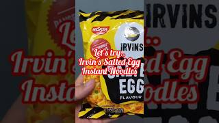 Instant Noodles  Nissins Irvins Salted Egg Noodles instantnoodles homecook amuroreychannel [upl. by Orpha]