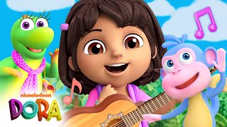 Dora’s Aventuras Podcast 6 w Boots amp Isa 🎸 Learn About Music Mini Episode  Dora amp Friends [upl. by Attiuqahs]