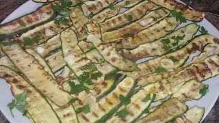 ZUCCHINE GRIGLIATE E MARINATE UN ANTIPASTO  CONTORNO FRESCO  FACILE E VELOCE DA PREPARARE [upl. by Theadora]