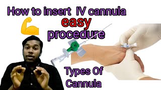 How to insert IV cannulacannulation full procedure in hindi [upl. by Lamrouex294]