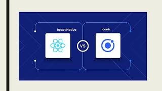 React Native vs Ionic [upl. by Eelarat]