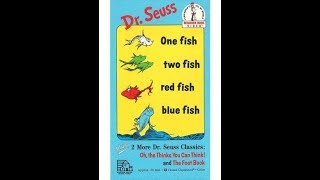 DR SEUSS BEGINNER BOOK VIDEO One Fish Two Fish Red Fish Blue Fish [upl. by Ackler633]