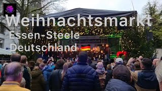 Weihnachtsmarkt 2024 EssenSteele Deutschland 🇩🇪 [upl. by Thompson]