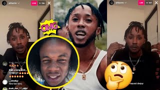 YK KASTRO Copy MASICKA FLOW in Song SPEAK OUT to Dancehall about POLICE  IG Live  Breakthrough [upl. by Ahcilef]