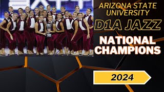 ASU Dance Team  2024 Jazz National Champions  Dance Team Union The College Classic [upl. by Akiwak]