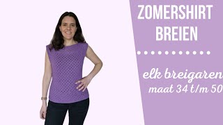 GRATIS BREIPATROON ZOMERTRUITJE met tutorial [upl. by Kellsie]