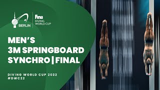 LIVE  Diving WORLD CUP 2022  Berlin  FINAL  10m Platform  Men [upl. by Boyes]