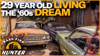 29 Year old LIVING the 60s DREAM in 2024 Resurrecting Rare Fords  Barn Find hunter [upl. by Viridi788]