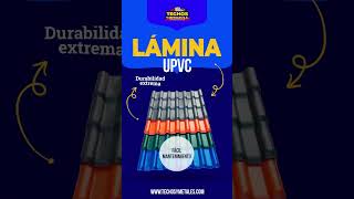 🏠🔧 ¡Transforma tus proyectos con nuestra lámina UPVC tipo teja 🔝💪 [upl. by Norrahc]