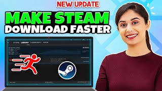 How to Make Steam Download Faster  Full Guide  How To Fix Steam Games Slow Download Speed [upl. by Lleret160]