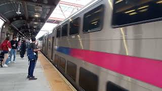 Acela Express 2168 NJ Transit 3860 amp 3937 at Hamilton [upl. by Lattonia]