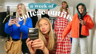 my outfits of the week what I wear to college [upl. by Sharlene19]