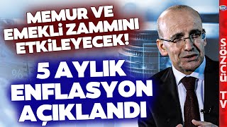 Memur Maaş Zammı ve Emekliye Zammı Etkileyecek 5 Aylık Enflasyon Rakamı Açıklandı [upl. by Alig358]