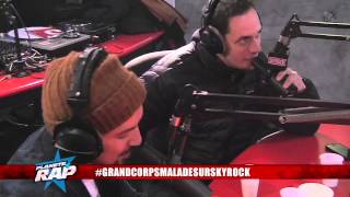 Grand Corps Malade feat Tunisiano quotFunambulequot en live dans Planète Rap [upl. by Oiratno]