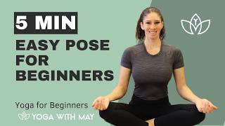 How to Do Sukhasana Easy Pose Perfect Yoga for Beginners [upl. by Anelys9]