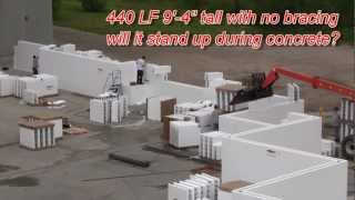 How strong is the Fox Blocks corner 1 of 3 insulated concrete formswmv [upl. by Kilar]