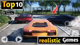 TOP 10 REALISTIC OPEN WORLD GAMES FOR ANDROID [upl. by Rudolfo]