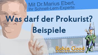 Was darf der Prokurist Beispiele [upl. by Ajed692]