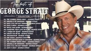 George Strait Greatest Hits Full Album Country Songs Playlist 2023 [upl. by Alleuqahs]