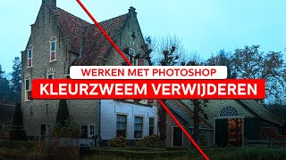 PHOTOSHOP KLEURZWEEM verwijderen  Lightroom en Photoshop Tips  Zoomnl [upl. by Risa]