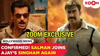 Salman Khan JOINS Ajay Devgn’s Singham Again to play Chulbul Pandey again  Zoom Exclusive [upl. by Clayborne]