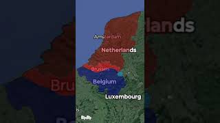 Netherlands vs Belgium animation countryballsedit netherlands viralshorts [upl. by Ysak]