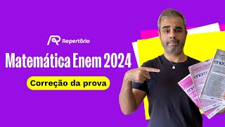 Correção da prova de Matemática Enem ENEM 2024 [upl. by Eerej864]