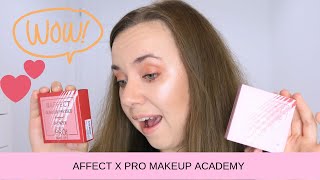 NOWOŚĆ AFFECT X PRO MAKEUP ACADEMY  ROZŚWIETLACZE I BRONZERY W AKCJI [upl. by Nuahsal600]